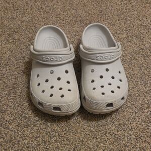 CROCS Women's Cream Slip-On Slippers